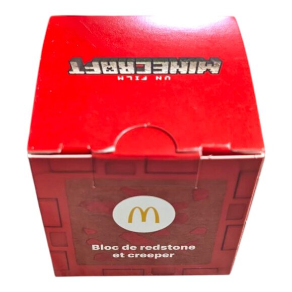 McDonald's Canada A Minecraft Movie 2025 REDSTONE BLOCK & CREEPER Toy NEW SEALED - Picture 2 of 6